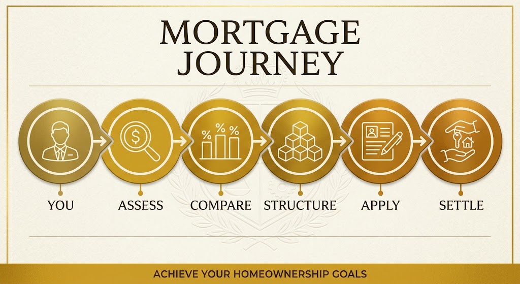 Mortgage journey from assessment to settlement